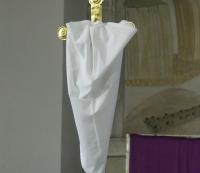 Das verhüllte Kreuz (Foto: WG)